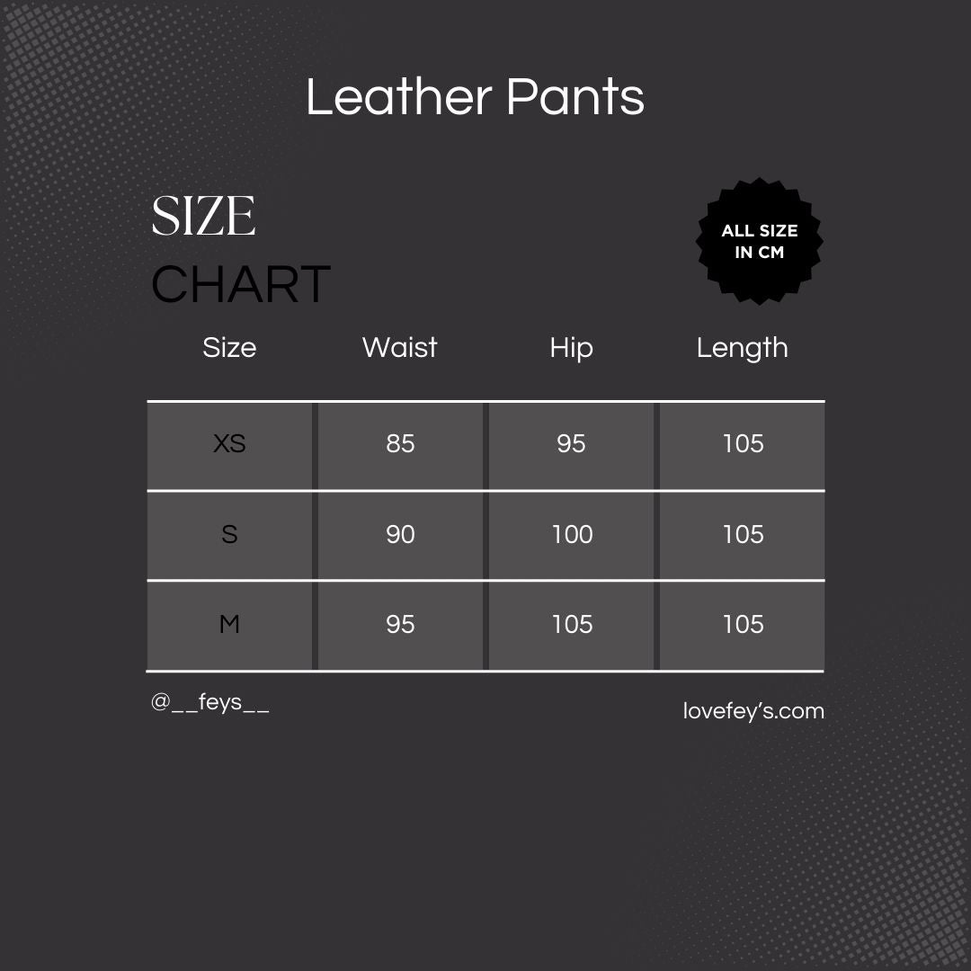 The AYFY Leather Pants