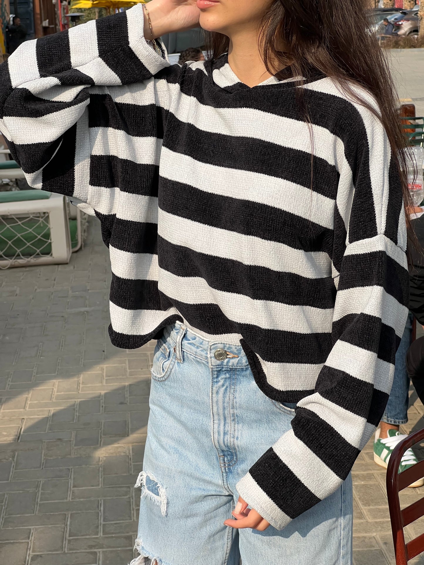Panda Oversize hooded Shirt