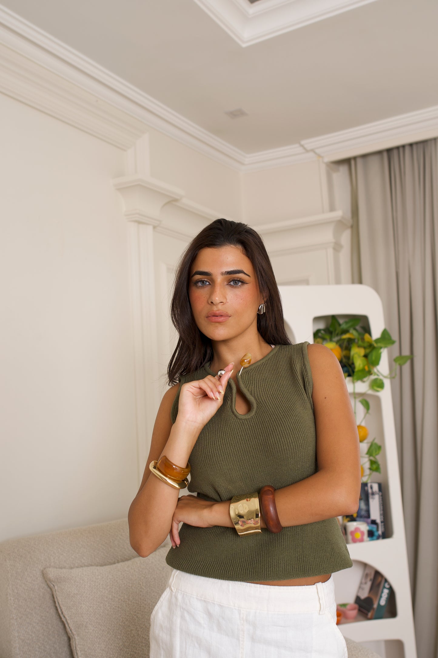 The Olive Core Top
