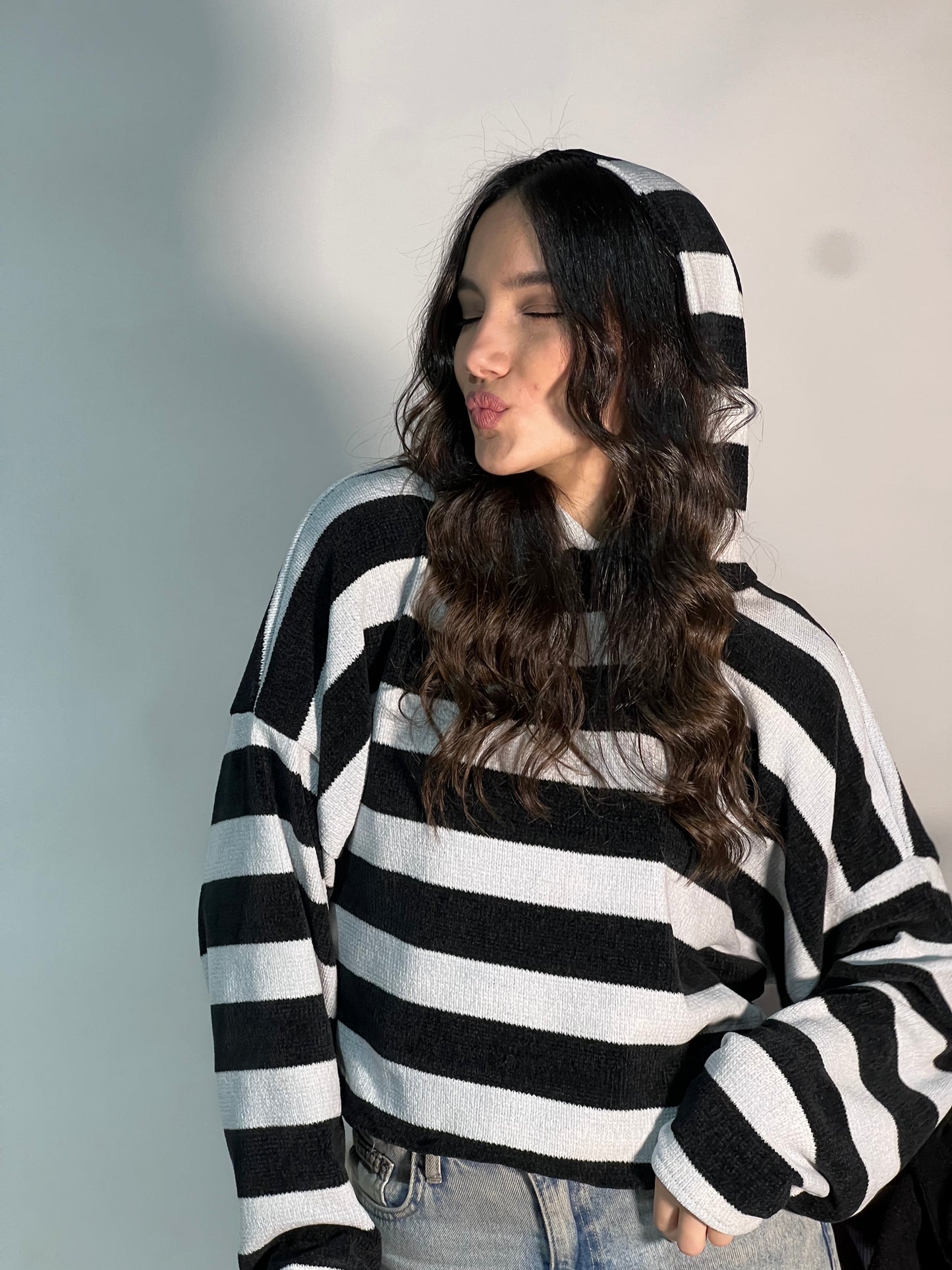 Panda Oversize hooded Shirt