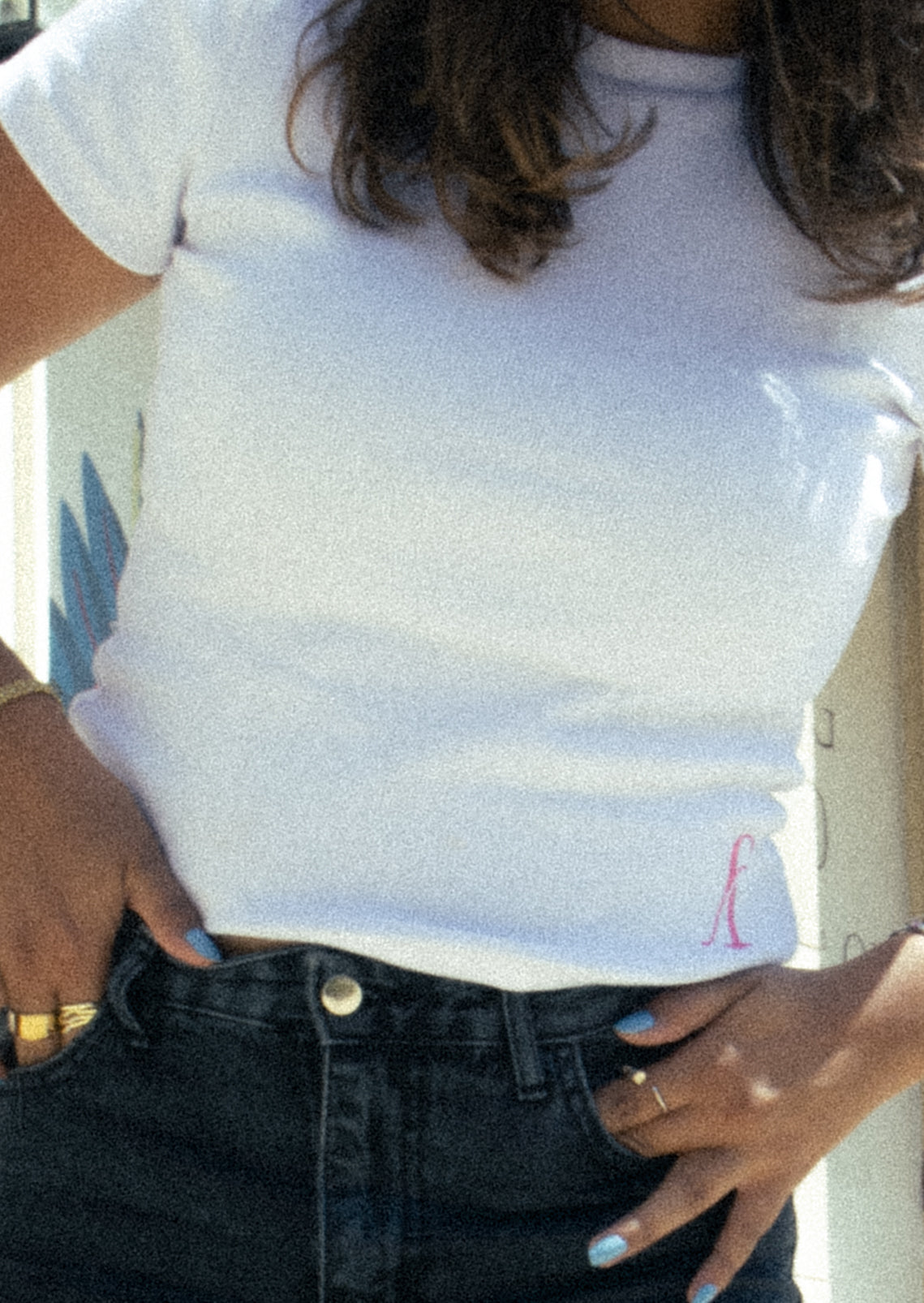 White Basic Tee