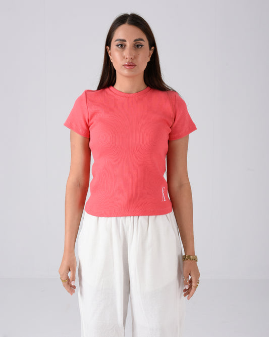 Pink Basic Tee